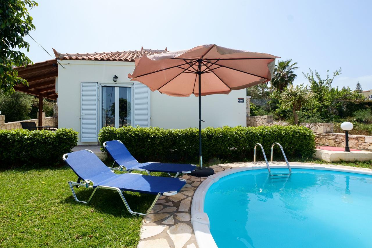 Chill And Relax In A Home With Pool Near The Beach Almirida Exteriör bild